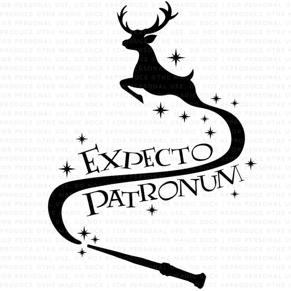Harry Potter Magic Deer Stag Expecto Patronum Vinyl‎ Auto Laptop Decal Sticker